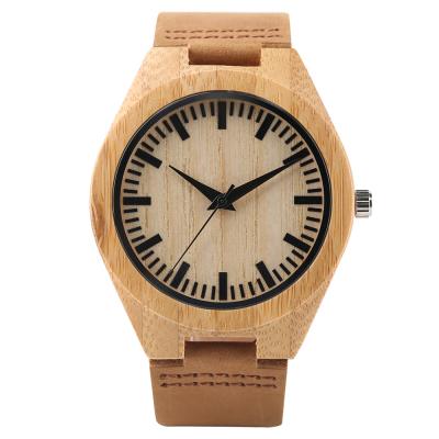 China Custom Private Label Watch Non-Specific Wooden Bamboo For Man Dropshipping for sale