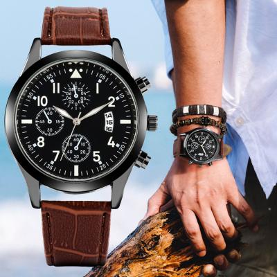 China Non-specific full metal alloy quartz wristwatch strap watch set branded men watch gift box for sale