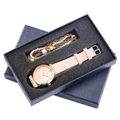 China Non-specific fashion girls quartz ladies watches bracelet set modern woman girl watch gift set for sale