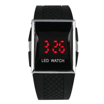 China Day/date fashion men's LED sports wristwatch with silicone band quartz movement watch for men relogio masculino for sale