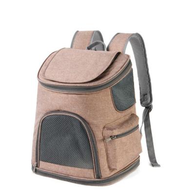 China Breathable Pet Viable Foldable Backpack Oxford Backpack For Puppies Dogs Cat Pet Carrier Backpack Wholesale for sale