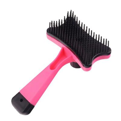 China Factory Stocked Wholesale Pet Grooming Hair Brush Removal Pet Products Comb Dog Massage Brush for sale