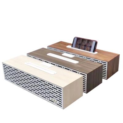 China No Wooden Case KBQ-1908 Bluetooth Speaker Cell Phone Wireless Slot for sale