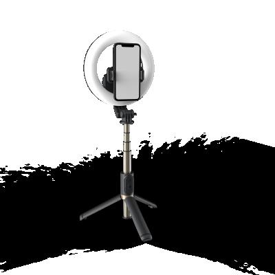 China Q07 Aluminum Alloy Beauty Selfie Stick 6inch Live Flexible Ring Light For Phone for sale