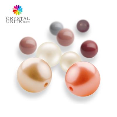 China High quality round artificial pearl glass bead to quality Austrian pearls for sale