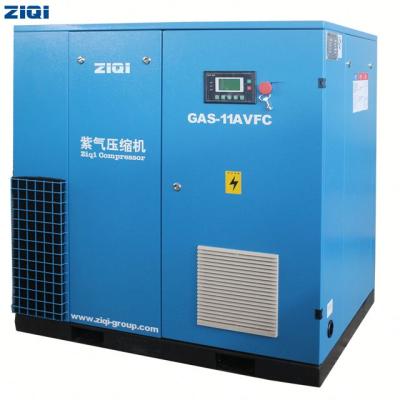 China Industrial Lubricated Belt Driven Screw Air Compressor for sale