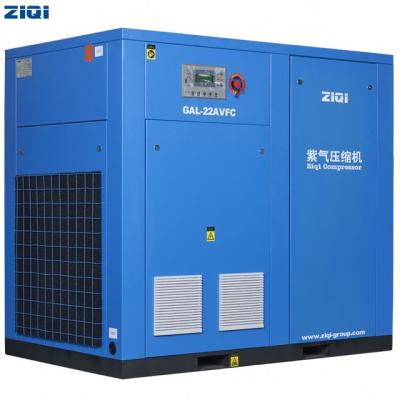 China Hot Selling Lubricated Industrial Type 22Kw 30Hp 0.3Mpa Vsd Low Pressure Screw Air Compressor For Glass Industry for sale