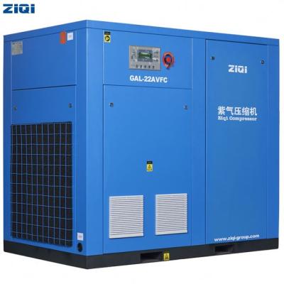 China Lubricated Compressor Tops Oil Injection Low Pressure Screw Air Compressor For Chemical Industry for sale