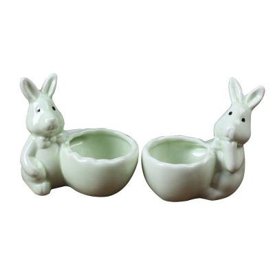 China CLASSIC Creative Succulent Home Flower Pot Amazon Rabbit Flower Pot Ceramic Gardening Pot for sale