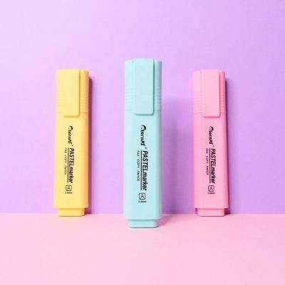 China School Best Selling Assorted Macaron Colors Highlighter Pastel Marker Pen for sale