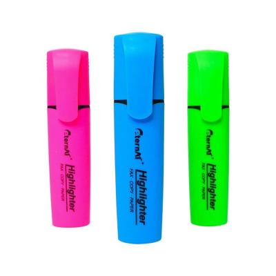 China School Customized Latest Style Fluorescent Color Highlight Bar Luminous Marker Pen for sale