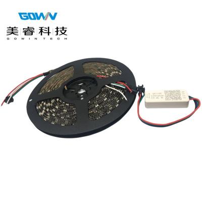 China WS2812 DC12V SMD5050 RGB Smart LED Strip Lighting Indoor and Outdoor Color Changing IP20/IP65 LED TV Backlight for sale