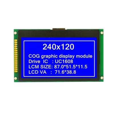 China 240x120 COG fpc display screen module for sale