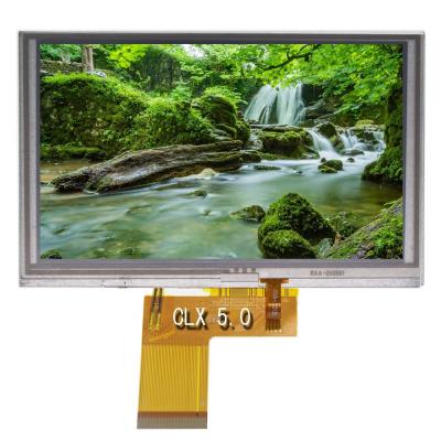 China with Resistance touch panel 5 inch TFT RGB 480X272 40pin lcd display screen module for sale