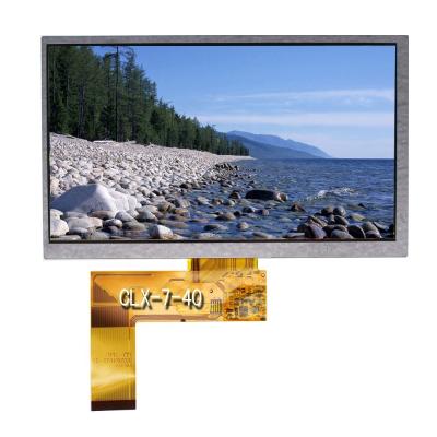 China 7 inch TFT RGB 40PIN 800X480 LCD DISPLAY SCREEN MODULE for sale