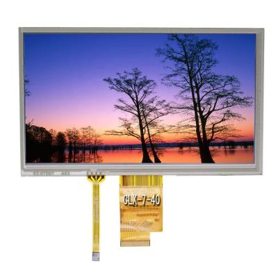 China with resistance touch panel 7 inch LVDS 40PIN1024x600 tft lcd display screen module for sale