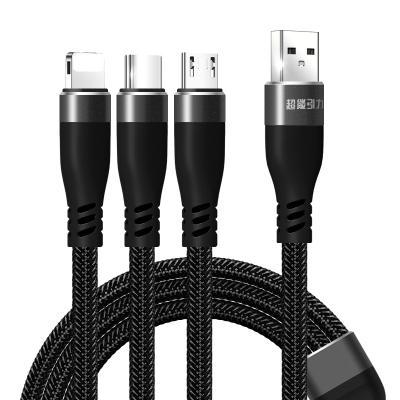 China MP3 / MP4 Player Durable, won't damage the machine Smart fast 3-in-1 charging cable for sale