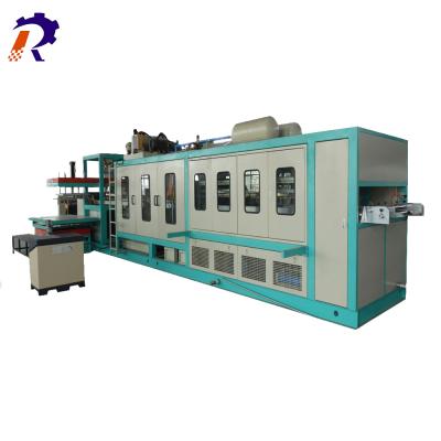 China High Quality Continuous Automatic Foam Box Making Machine PS Vacuum Forming Machine For EPS Foam Lunch Food Container for sale