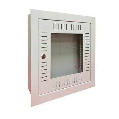 China Interior Ministry Network Termination Box Indoor Optical Cabinet UAE Etisalat Approved Optical Network Termination Unit 640x640x150 Mount ONU Flush Cabinet For FTTX for sale