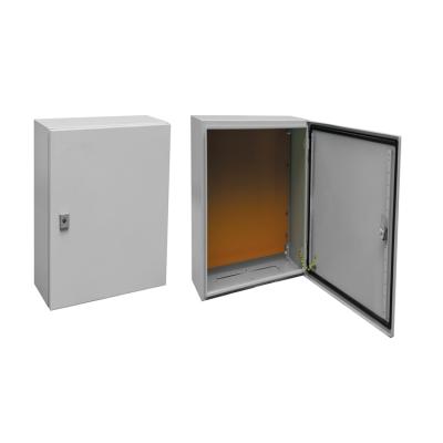 China Dustproof SPCC Cold Rolled CB Steel Wall Mounted Electrical Enclosure Cabinet IP66 Electrical Control Box for sale