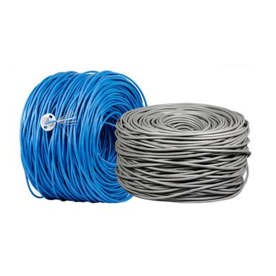 China Cheap Cat.5E UTP CCA Unshielded 305m Telecommunication Network Cable 4 Pairs 8 Cores 1000ft Twisted Solid LAN Cable for sale