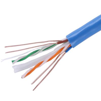 China Network Cabling System Solution Products LAN Cable Professional Supplier Network Fluk Test CCA 305m CAT6 UTP LAN Cable for sale