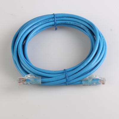 China Ethernet Data Patch Cable High Performance Ethernet Data Cable 4Pairs Stranded 24AWG Gray Blue 0.5m Cat.6 UTP Pure Copper Multicolor Patch Cord for sale