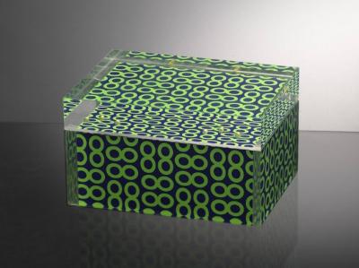 China Silkscreen Acrylic food box for sale