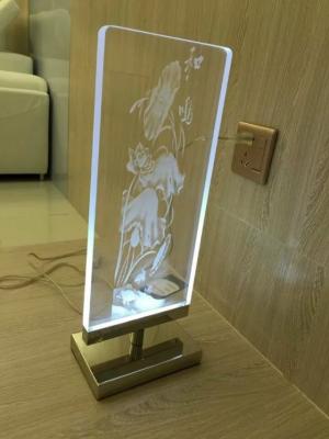 China Acrylic screen laser inner carve for sale