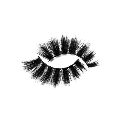 China super slim & Wholesale False 5D Mink Lashes Soft Strip Lashes Dense Fluffy Reusable Vendor for sale