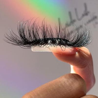 China Customizable thick clear mink eyelashes lashes3d tresluces 5d eyelash packaging box 25mm thick wholesaler for sale