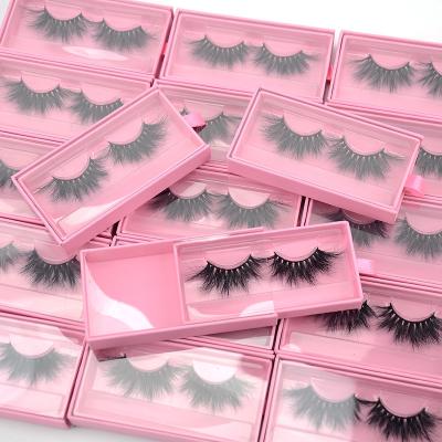 China Best Selling Thick Customized Boxes 5d 25mm Long Lint Comfortable Fluffy Mink Eyelash for sale