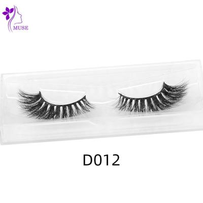 China super slim & Wholesale Soft Strip 15mm Private Label Mink Eyelashes Vendor Luxury Custom 8mm Mink 3d Eyelashes for sale