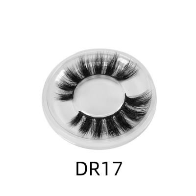 China Best Selling Comfortable Natural Hand Made Real False 5d Mink Eyelashes For Women Makeup for sale