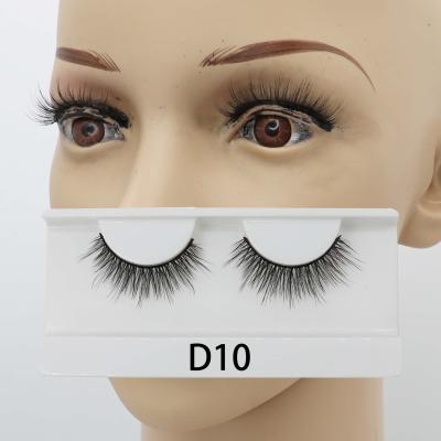 China No glue; high quality Zero-load thin and soft custom synthetic fiber false eyelashes magnetic for sale