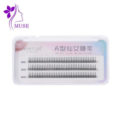 China 2021 High Selling High Quality Natural Thin Soft Dramatic Long A Grafting False Eyelashes for sale