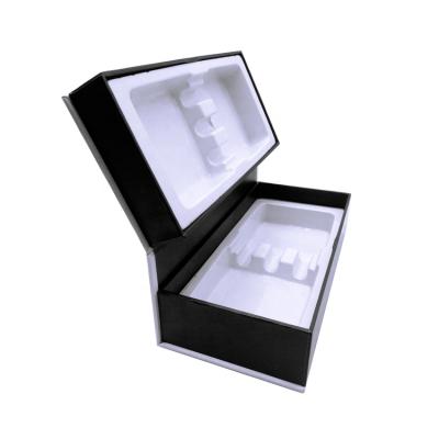 China OEM Design Luxury Handmade Bib Whitening Product Packaging Box Precision Teeth Whitening Kit Lid Magnetic Gift Box With Plastic Tray for sale