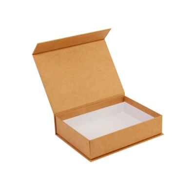 China OEM Waterproof Eco-Friendly Magnetic Closure Flap Cardboard Gift Box Recycled Kraft Paper Packaging Boxes For Cosmetics for sale