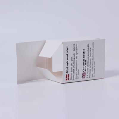 China Custom Recycled Biodegradable Eco-Friendly Square Folding Small Kraft Paper Eco-Friendly White Gift Box With Clear Window for sale