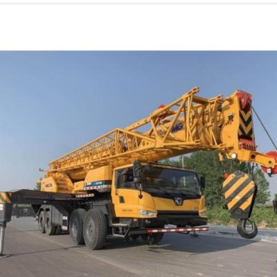 China 2ndhand 75 Ton Hydraulic Jib Truck Mounted Mobile Crane 234 Feet for sale