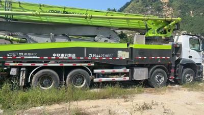 China Baustelle Gebraucht Zoomlion Betonpumpenwagen 53m angebracht zu verkaufen