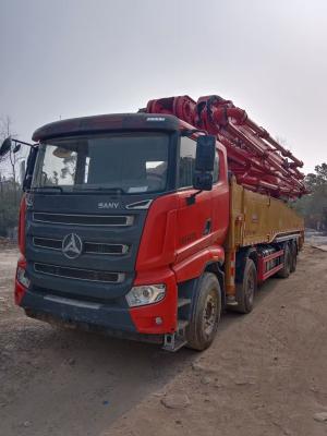 Cina 2a mano 56m SANY Boom Concreto Pump Truck Raggiungere 360° rotazione in vendita