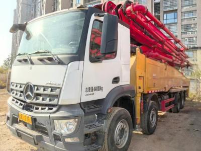 China Used Concrete Pump with Max Theoretical Output of 180m3/h and 56m Vertical Reach at Affordable for sale