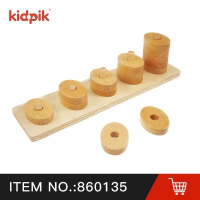 China Educational Toy KIDPIK STEAM Figure Plug Math Wood Blocks Building Blocks Toys Early Education Funny Intelligence Educational Toys for sale