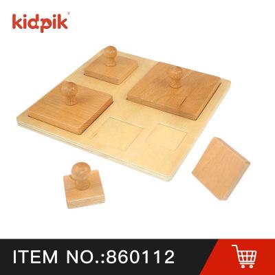 China 2022 Early Education Educational Toy Factory Hand Grip For School Students Math Wooden Blocks Building Blocks Toys Wooden Toy Wood Wooden Toys for sale