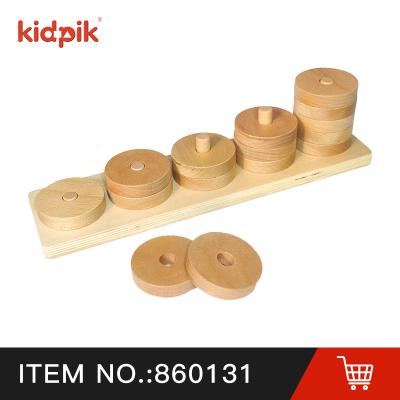 China Educational Toy KIDPIK STEAM Figure Plug Math Wood Blocks Funny Intelligence Educational Toys Funny Educational Intelligence Toys for sale