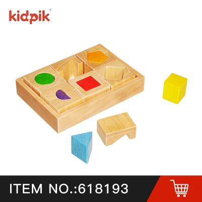 China DIY PLAY 2022 Educational Funny Factory Intelligence Building Blocks Wooden Figures Puzzle For Children Wooden Toys Wooden Toy Wood Toys for sale