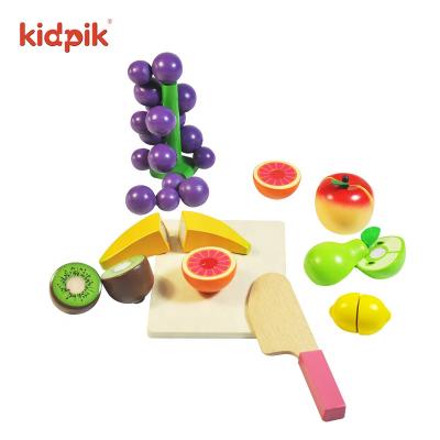 China Hemu KIDPIK Wooden STEAM Fruit Cutting Disc Wooden Kitchen Develop Intelligence Toy Wood Toy Wooden Toy Wood Toys Wooden Toys 2021 for sale