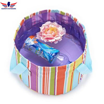 China Multifunctional Collapsible Portable Travel Outdoor Wash Basin Folding Bucket for sale