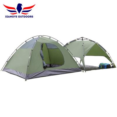 China Waterproof Automatic Instant Pop up 3 People Family Tent Green Blue Orange 3.8KG for sale